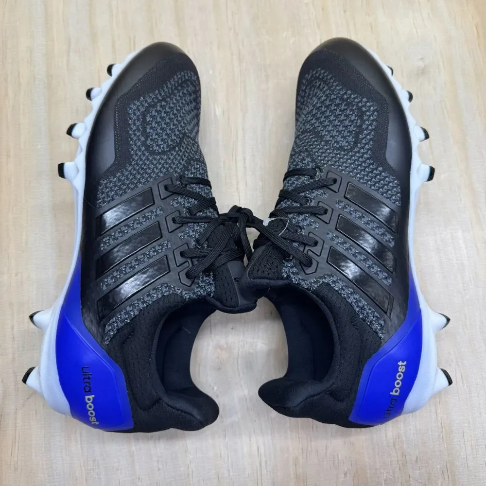 NEW adidas Ultraboost Boost Football Cleats Men Black Shoes Sz 10.5 JP7410